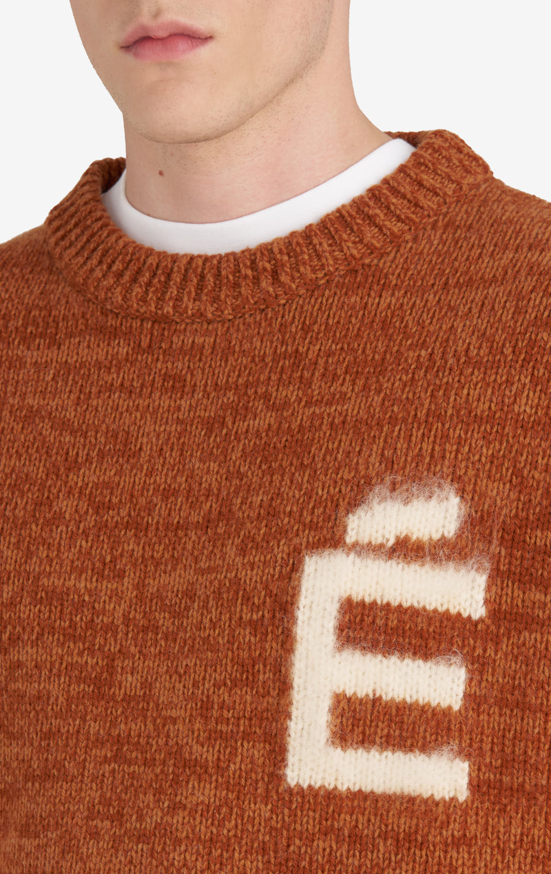 ETUDES STUDIO ROUND NECK SWEATER E CAMEL 5