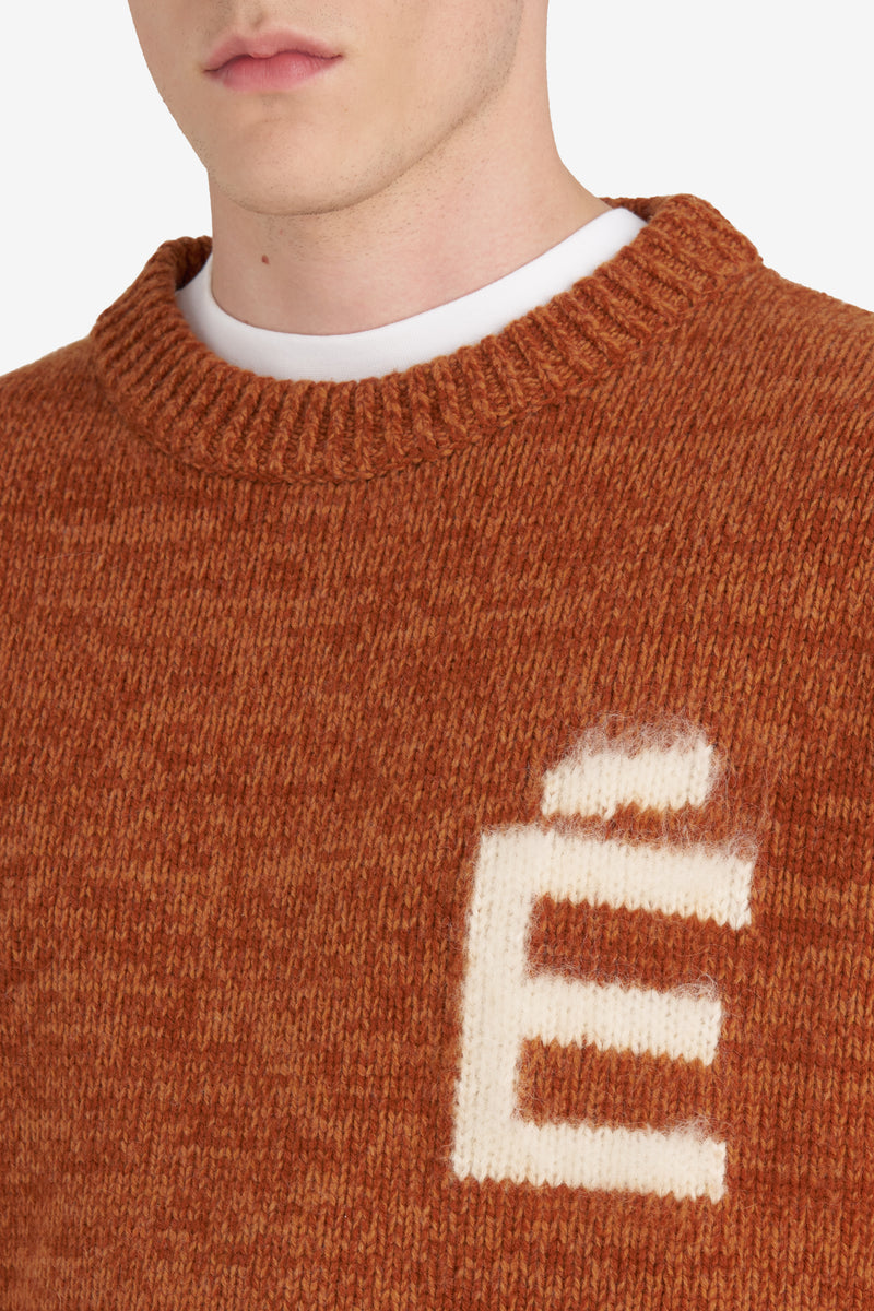 ROUND NECK SWEATER É CAMEL 5