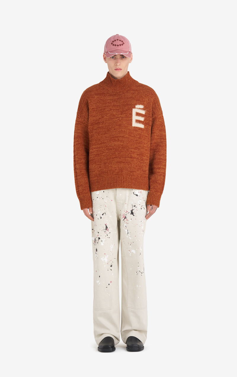 ETUDES STUDIO FUNNEL NECK SWEATER E CAMEL 3