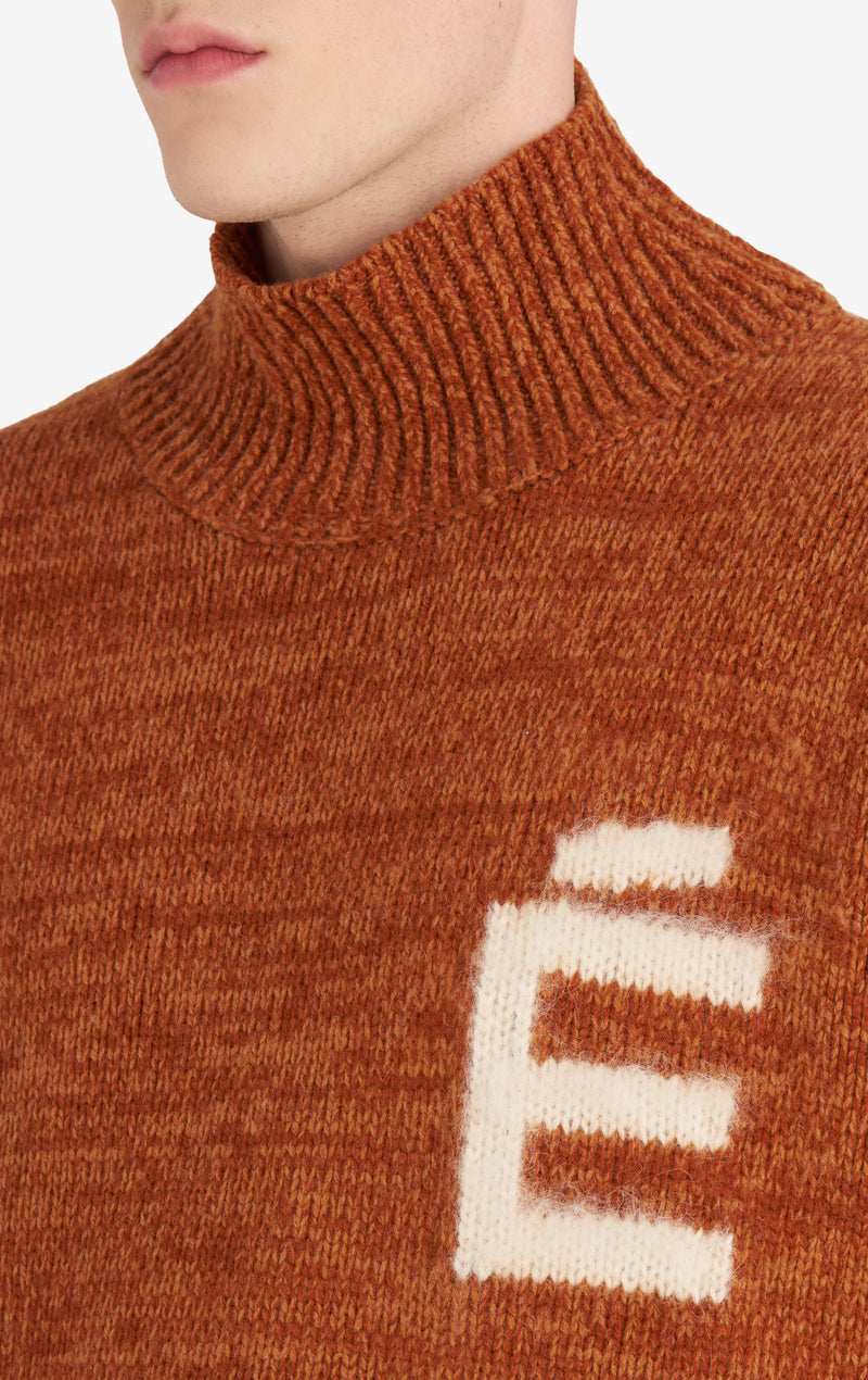 ETUDES STUDIO FUNNEL NECK SWEATER E CAMEL 5