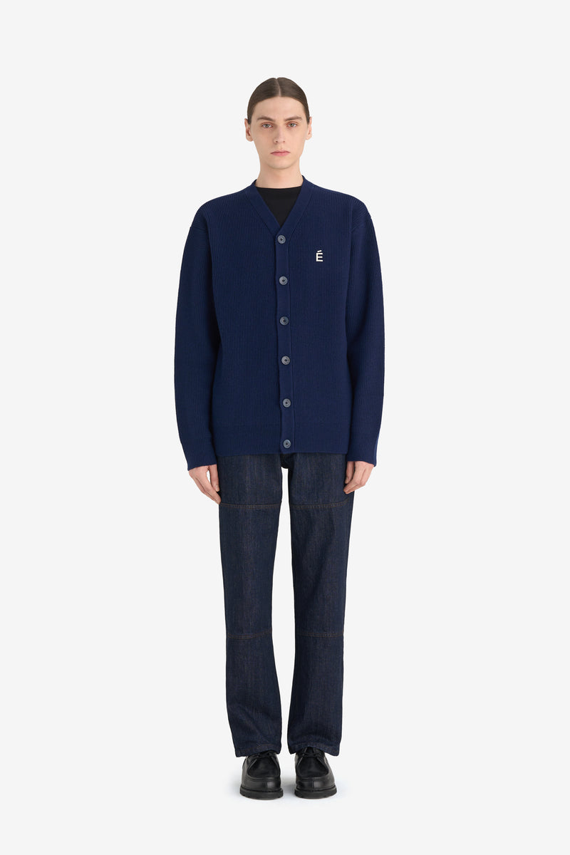 REGULAR CARDIGAN É NAVY 3