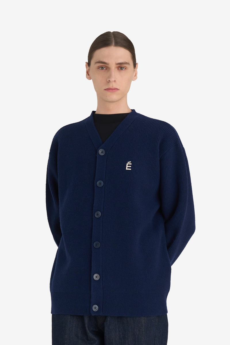 REGULAR CARDIGAN É NAVY 2