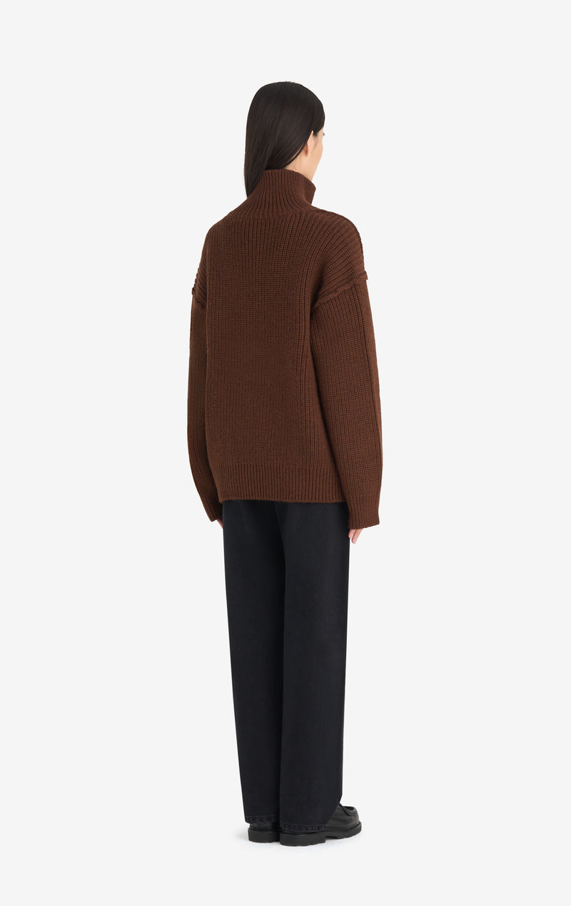 MILITARY RIB HALF ZIP