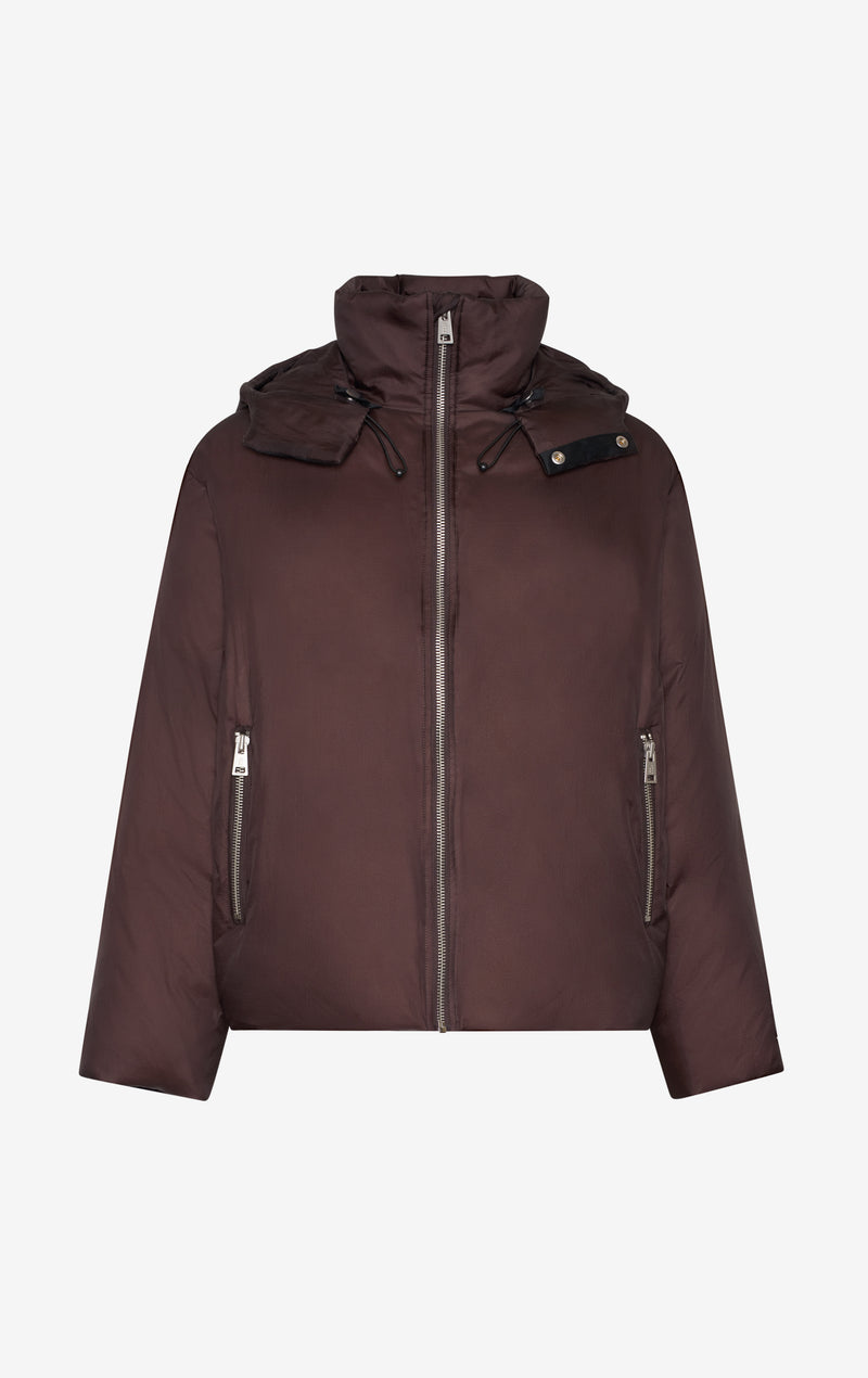 ETUDES STUDIO BOXY DOWN JACKET DARK BROWN 1