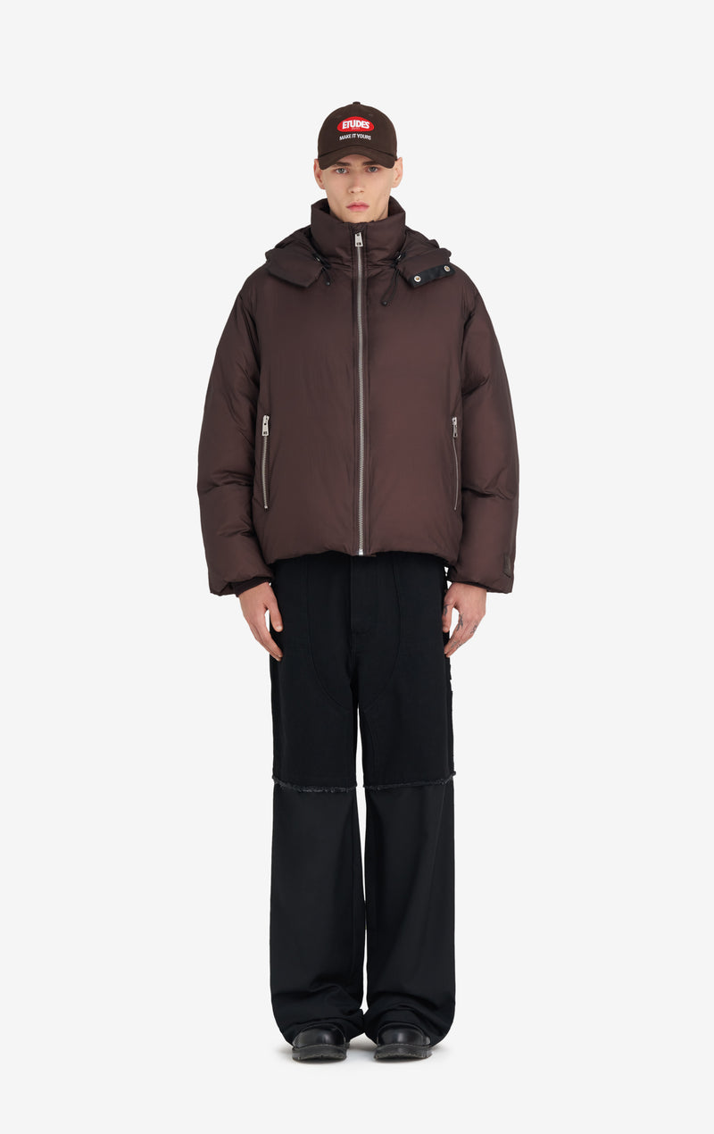 ETUDES STUDIO BOXY DOWN JACKET DARK BROWN 3