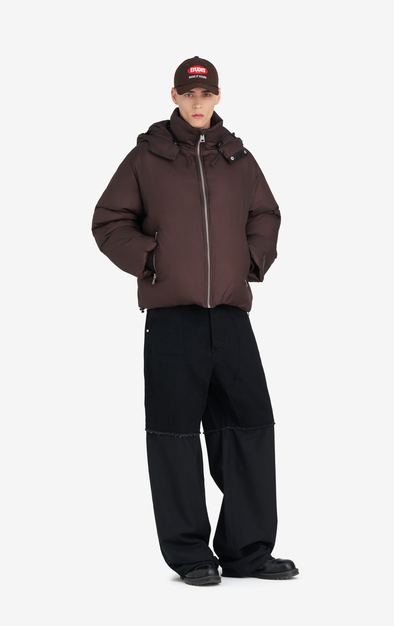ETUDES STUDIO BOXY DOWN JACKET DARK BROWN 4