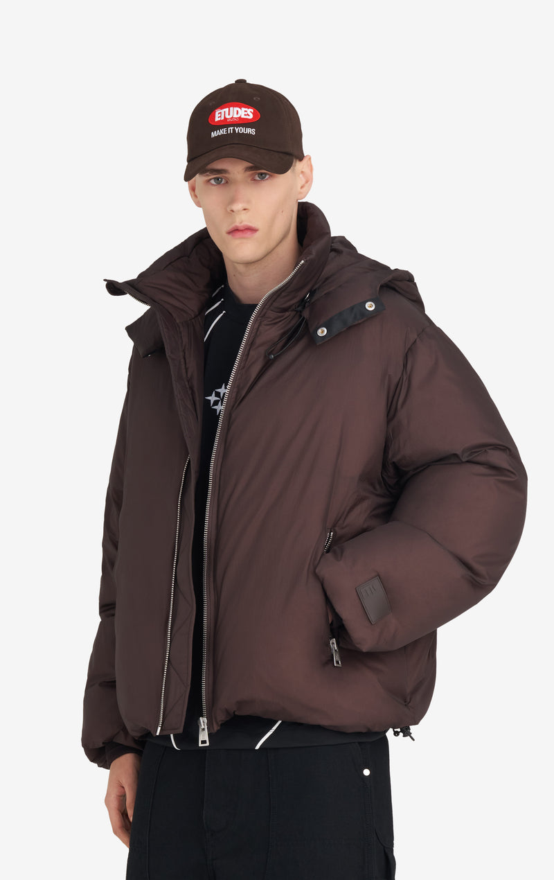 ETUDES STUDIO BOXY DOWN JACKET DARK BROWN 2
