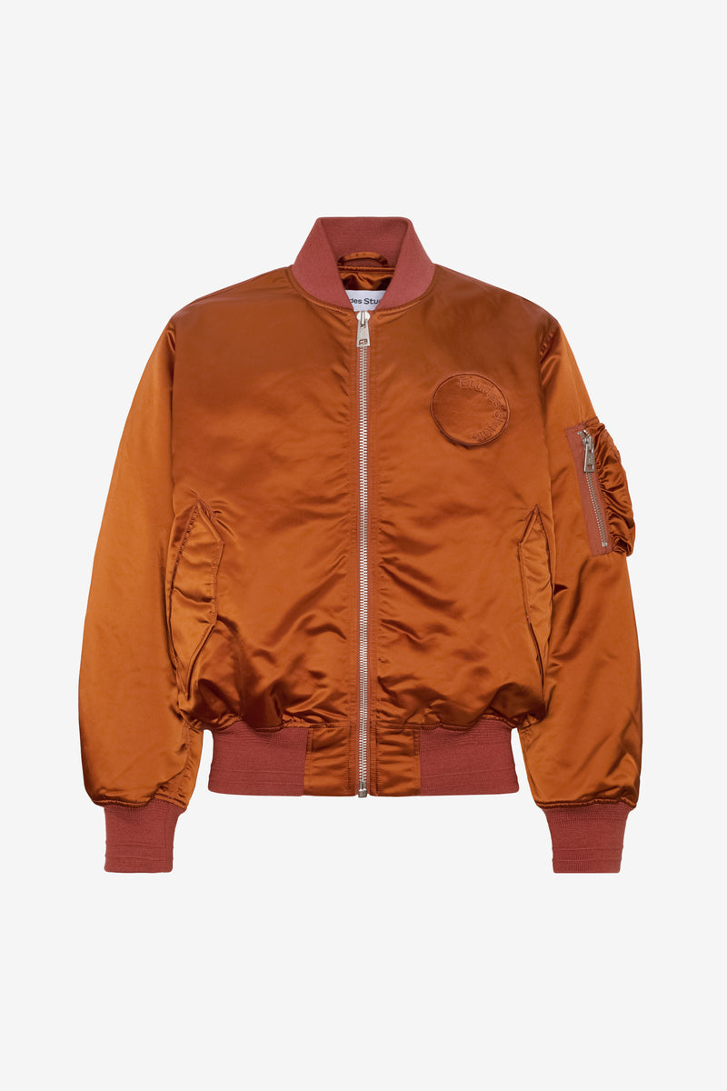 NYLON BOMBER JACKET CAMEL 1
