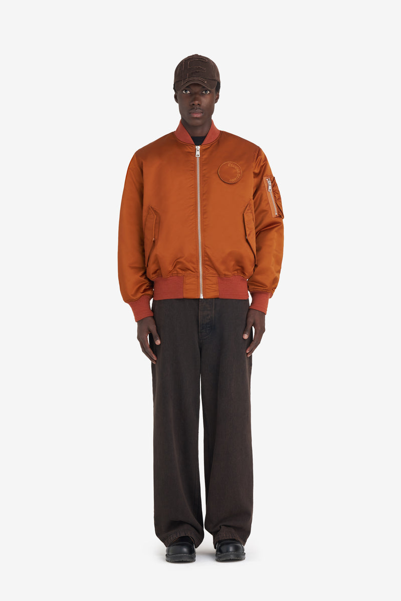 NYLON BOMBER JACKET CAMEL 3