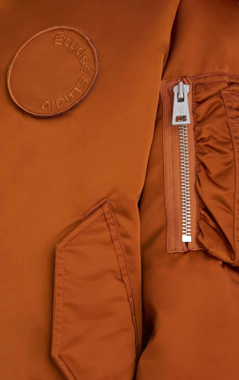 ETUDES STUDIO NYLON BOMBER JACKET CAMEL 6