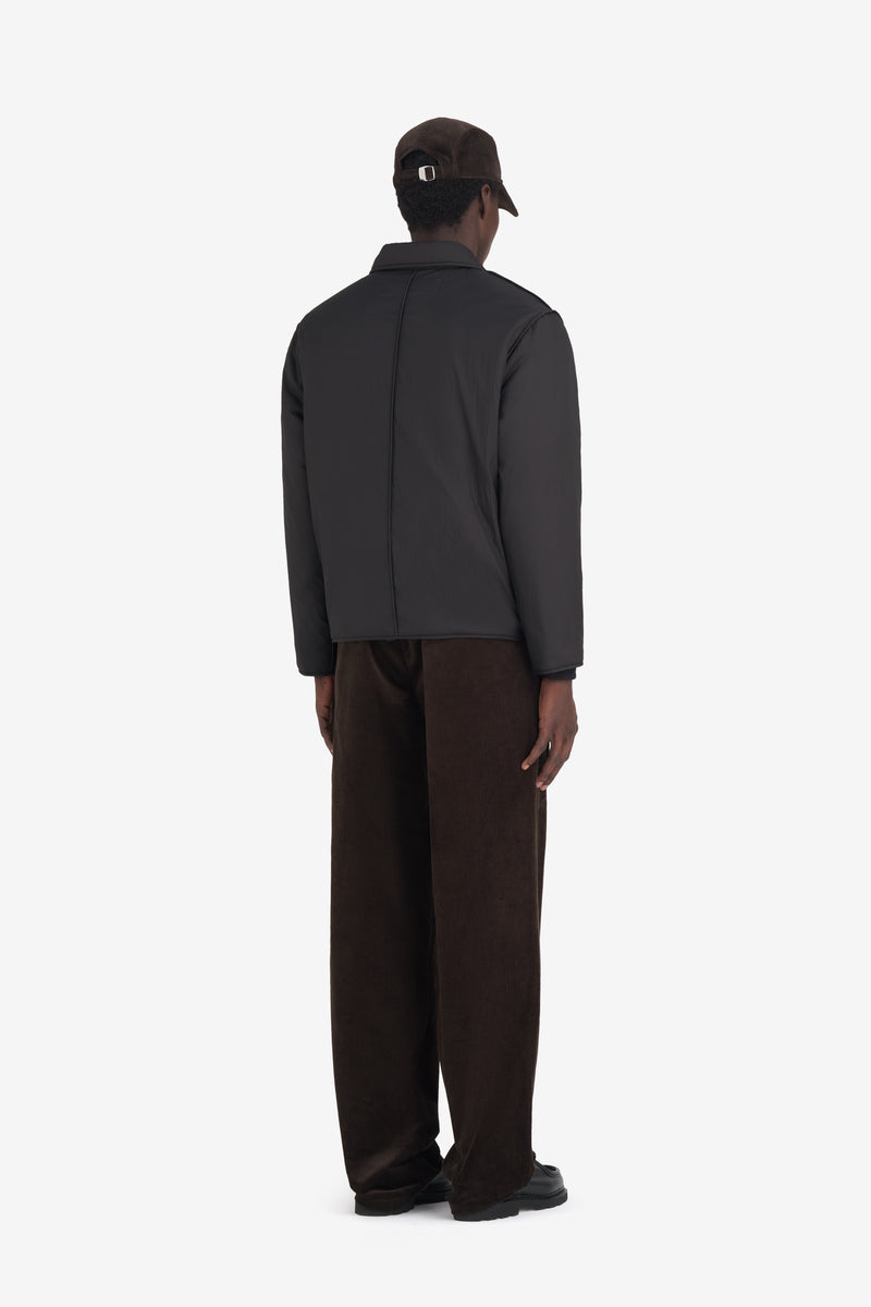 PADDED SNAP JACKET BLACK 5