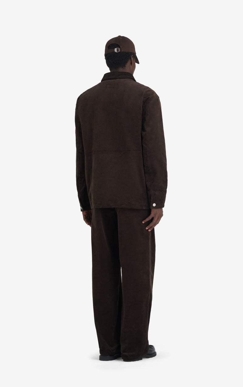ETUDES STUDIO WORKER CORD JACKET DARK BROWN 5