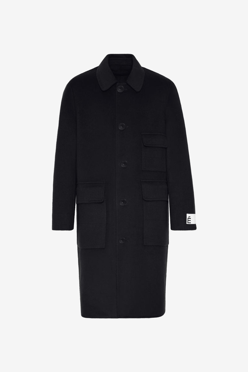 CLASSIC WOOL COAT BLACK 1