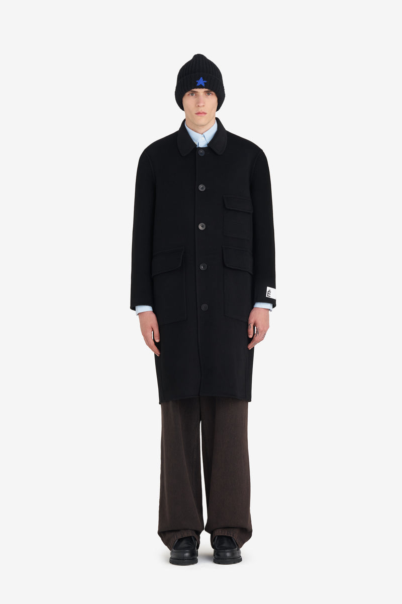CLASSIC WOOL COAT BLACK 5