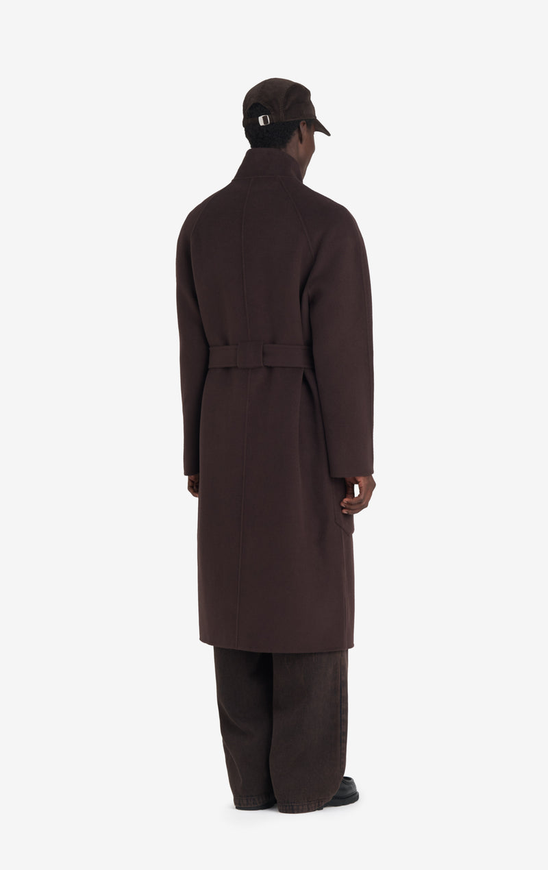 ETUDES STUDIO HEAVY WOOL COAT DARK BROWN 5