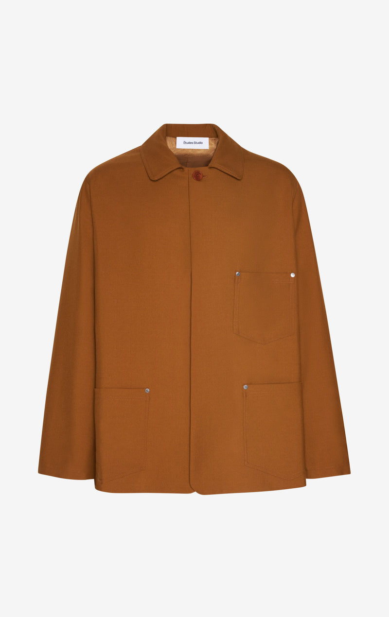 ETUDES STUDIO DRESSED UP WORKER JACKET CAMEL 1