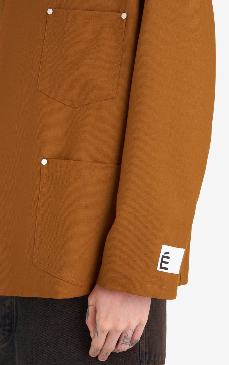 ETUDES STUDIO DRESSED UP WORKER JACKET CAMEL 6