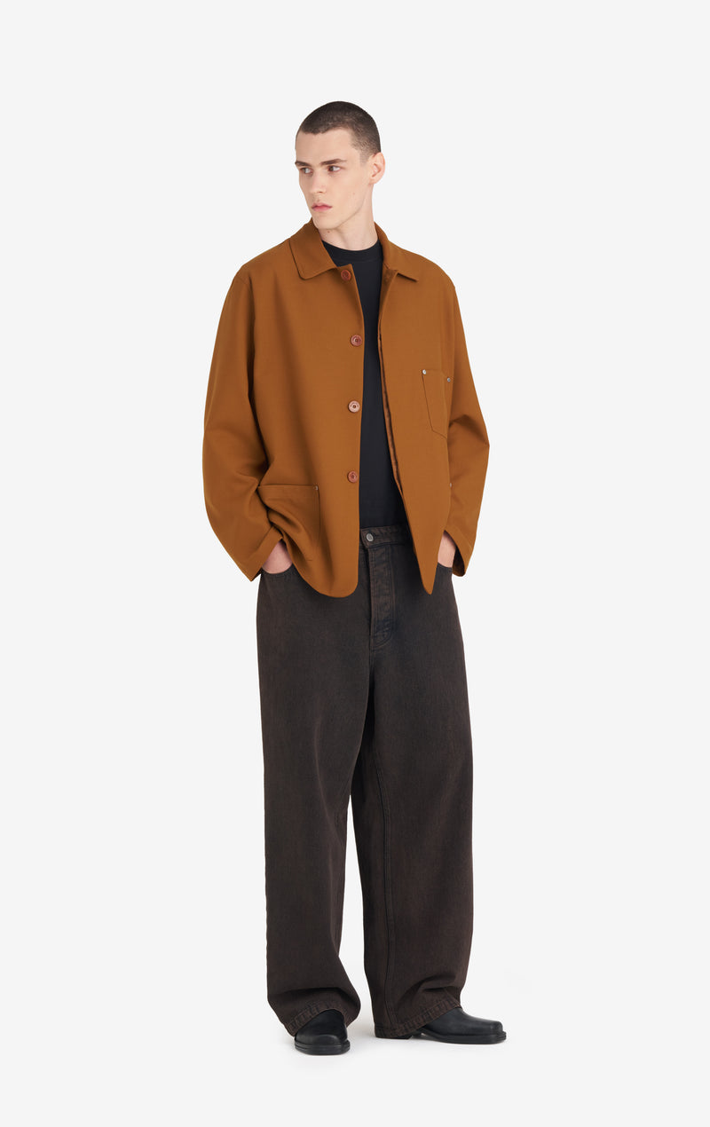 ETUDES STUDIO DRESSED UP WORKER JACKET CAMEL 4