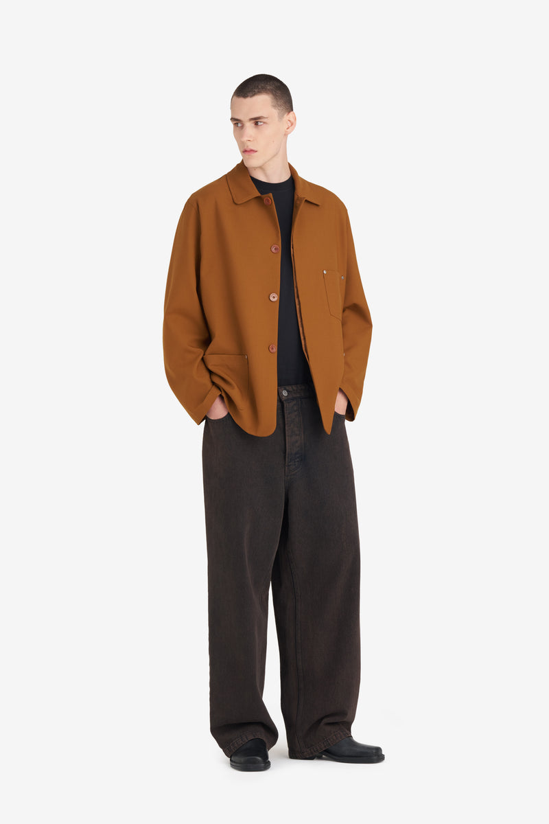 DRESSED UP WORKER JACKET CAMEL 4