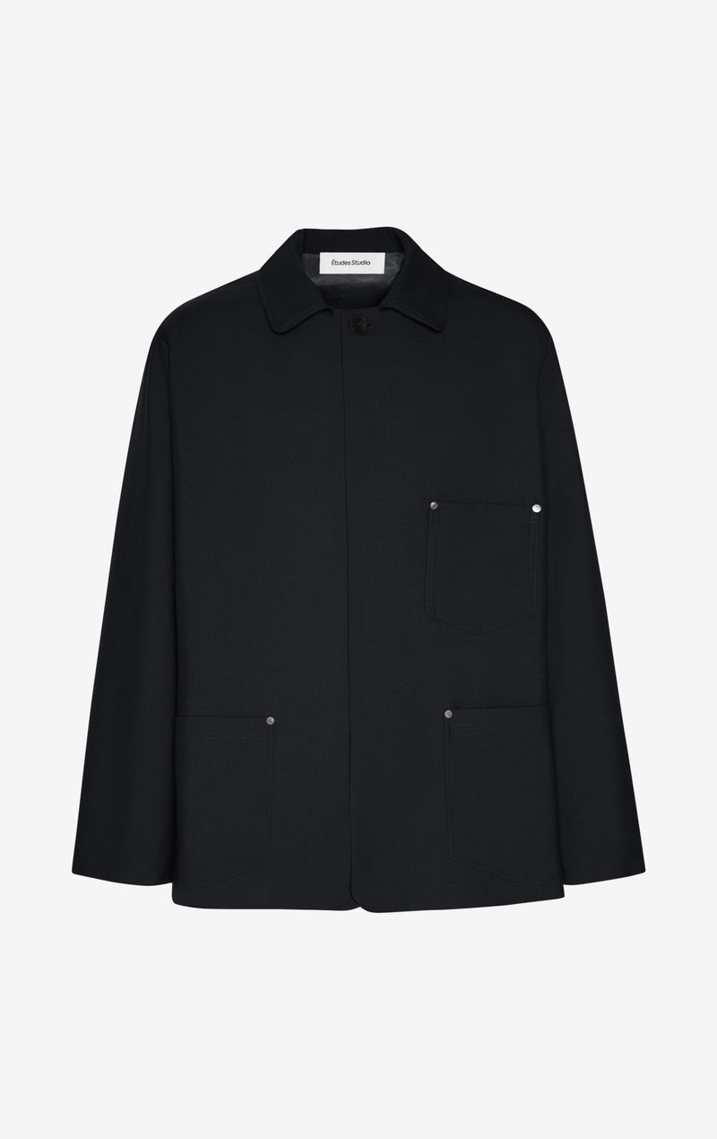 ETUDES STUDIO DRESSED UP WORKER JACKET BLACK 1