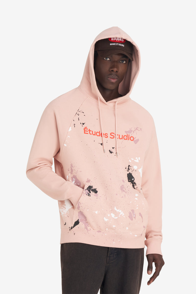 ETUDES STUDIO LOOSE HOODIE ETUDES PINK 2