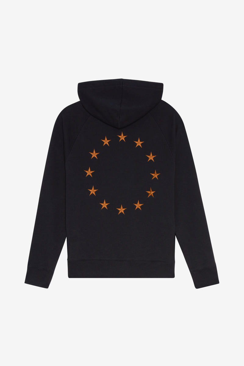 ETUDES STUDIO LOOSE HOODIE EUROPA BLACK 2
