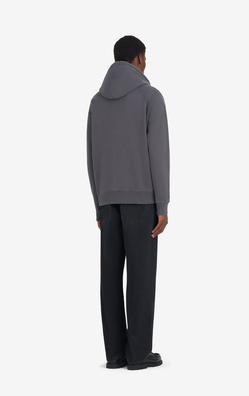 ETUDES STUDIO LOOSE ZIP HOODIE EMBLEM SHALE 4
