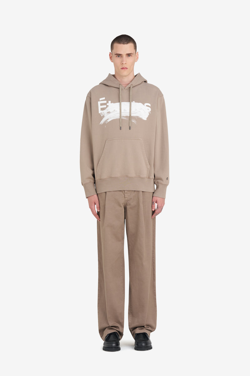 RELAX HOODIE SMUDGED BEIGE 3