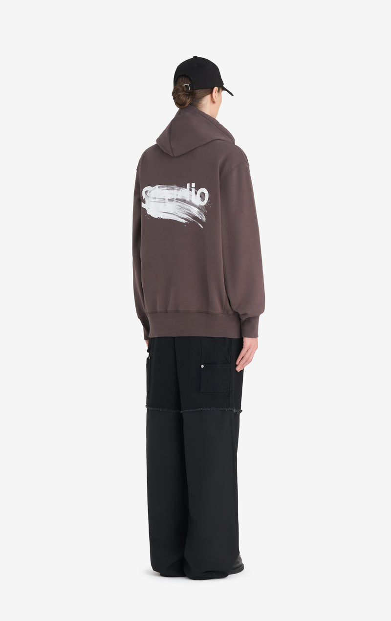RELAX HOODIE SMUDGED XXS / SHALE