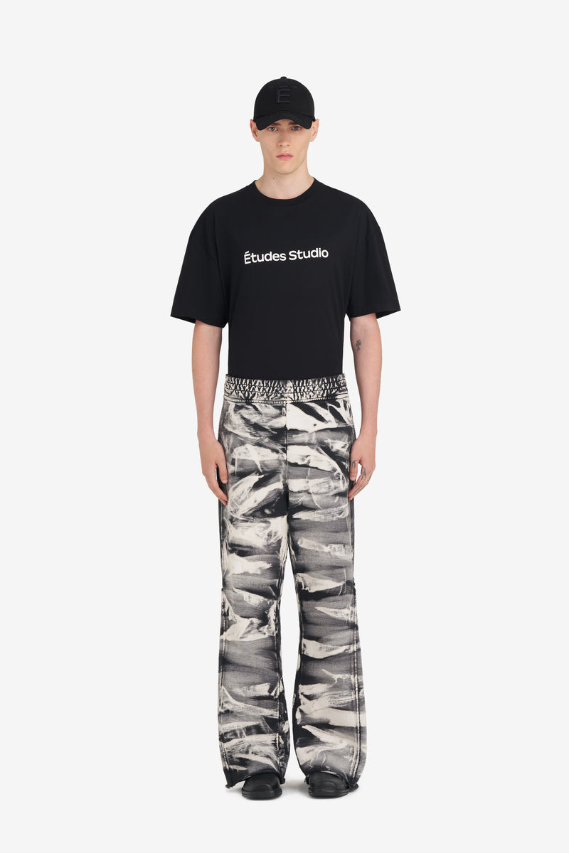 SWEATPANT BLEACH BLACK 3