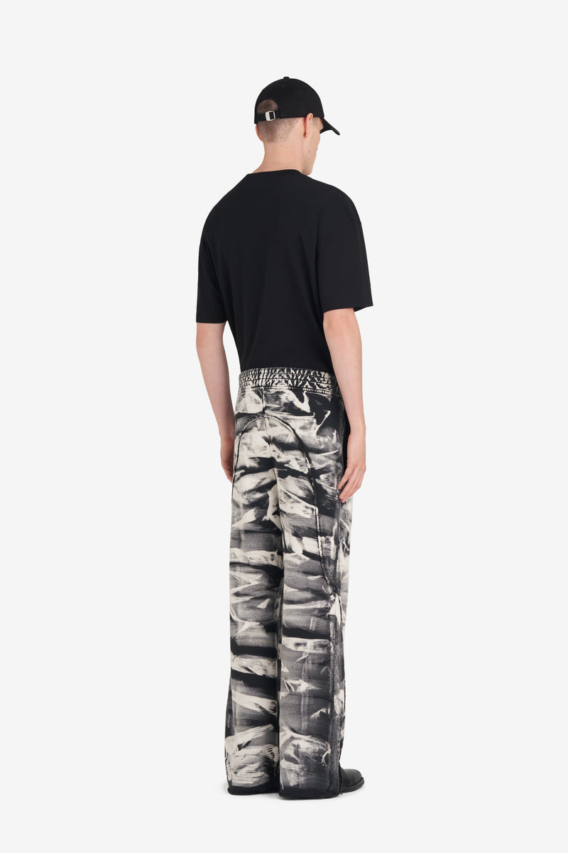 SWEATPANT BLEACH BLACK 4