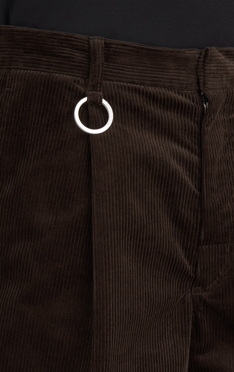 ETUDES STUDIO LOOSE CHINO PANT DARK BROWN 5