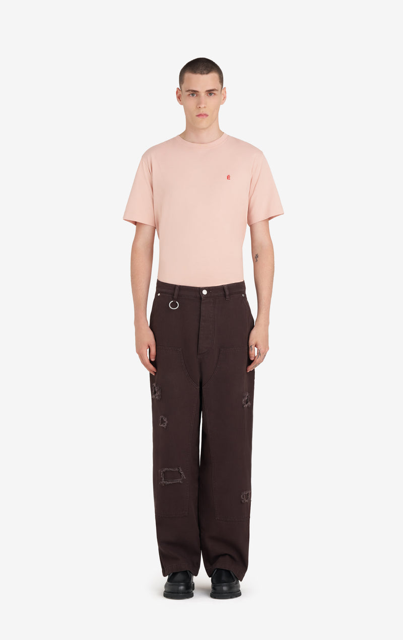 ETUDES STUDIO LOOSE CARPENTER PANT DARK BROWN 3