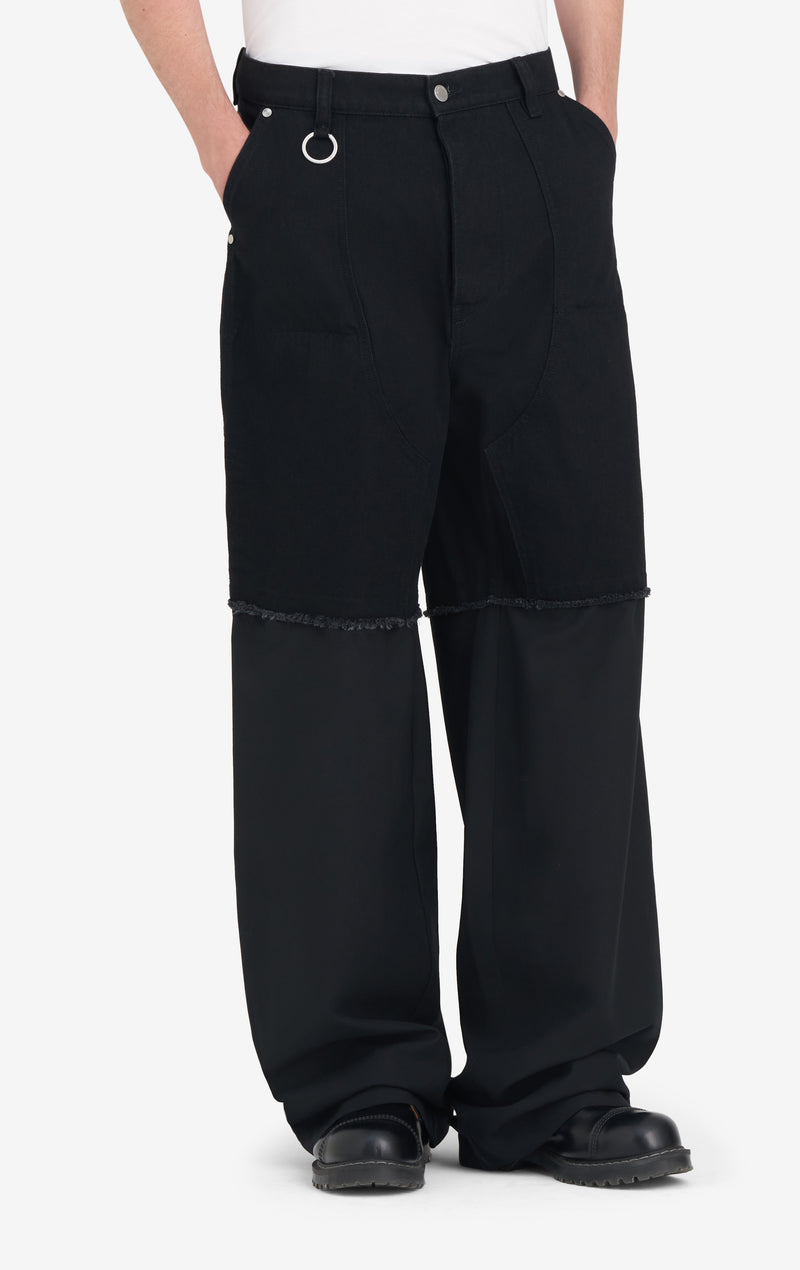 ETUDES STUDIO HYBRID DENIM SUIT PANT BLACK 2