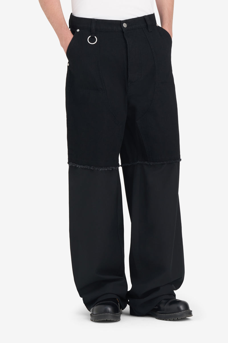 HYBRID DENIM SUIT PANT BLACK 2