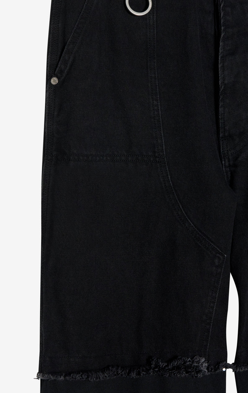 HYBRID DENIM SUIT PANT 42 / BLACK