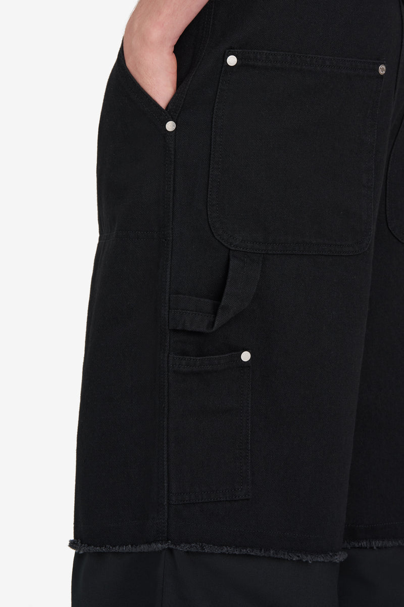 HYBRID DENIM SUIT PANT BLACK 6