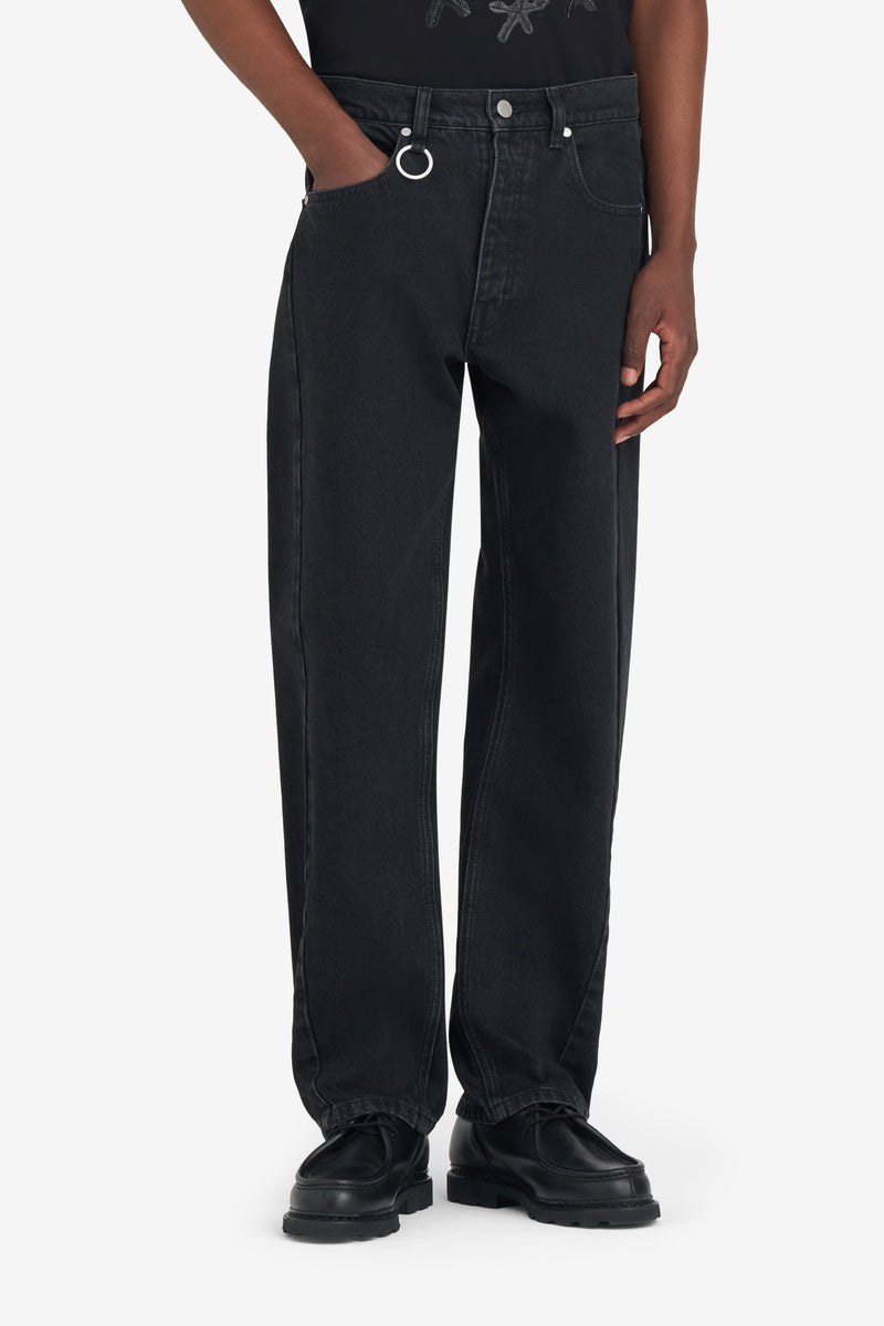 REGULAR JEANS TWIST BLACK 2