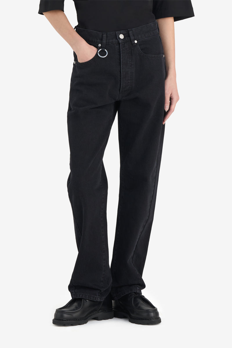 REGULAR JEANS TWIST BLACK 6