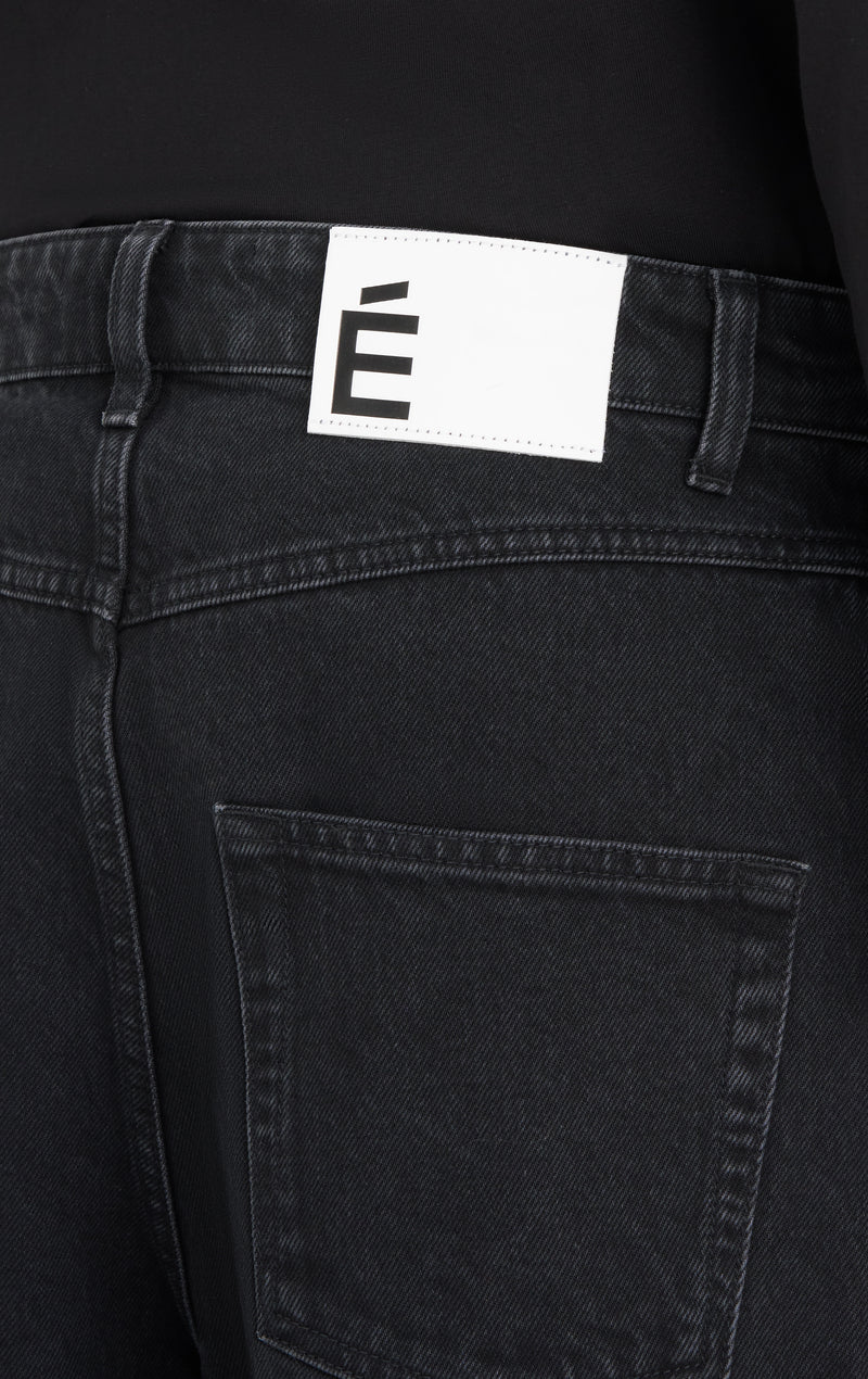 ETUDES STUDIO LOOSE JEANS PANT BLACK 5