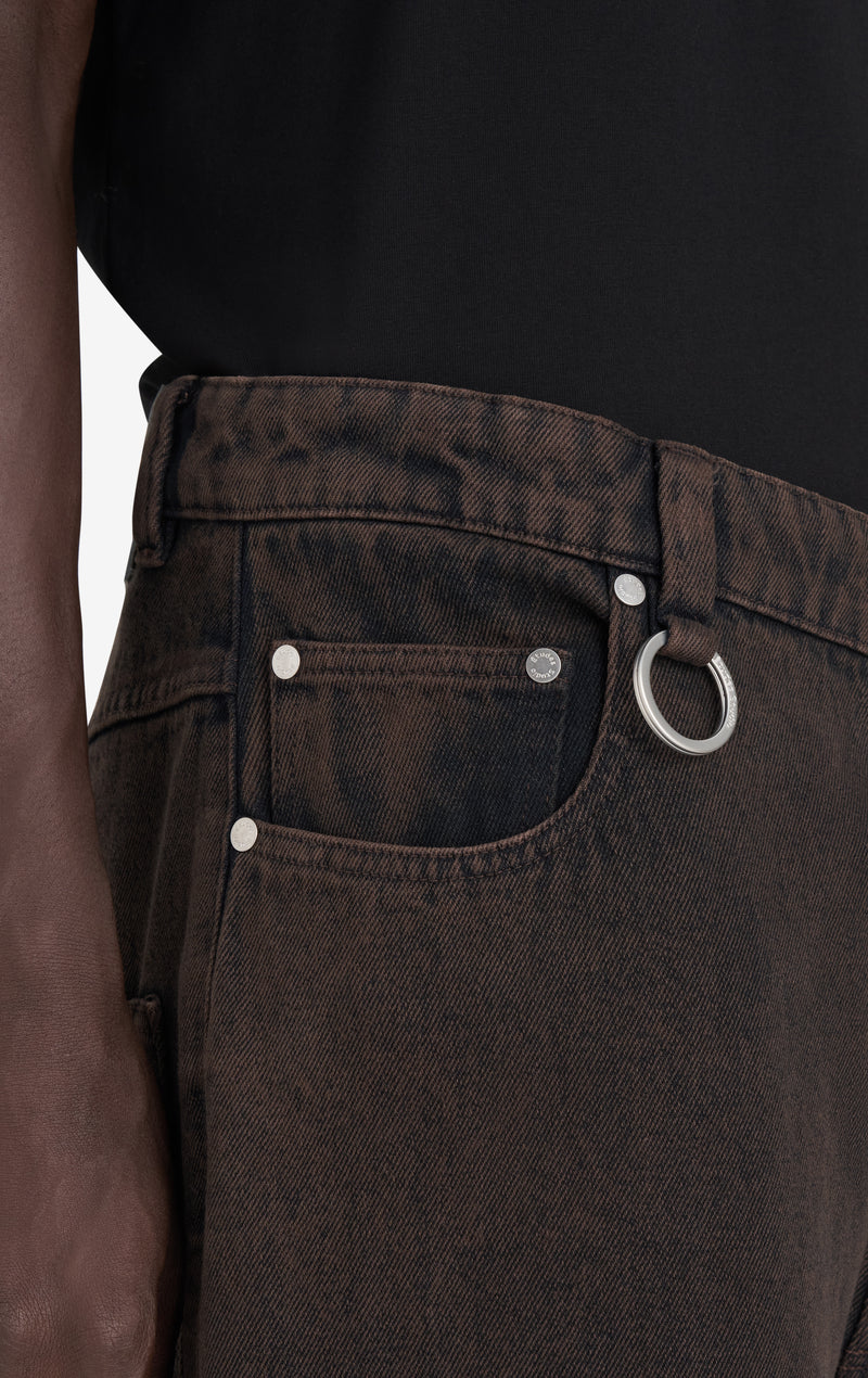 ETUDES STUDIO LOOSE JEANS PANT DARK BROWN 5