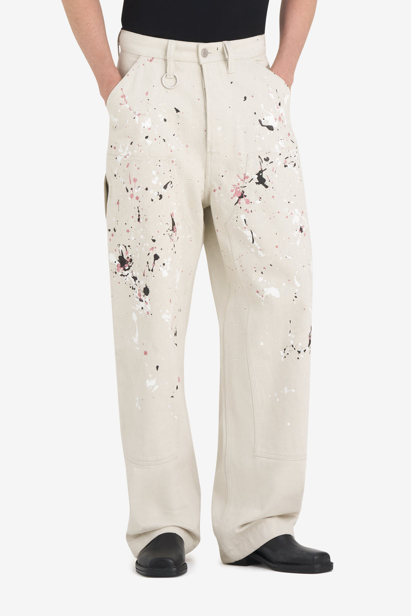 LOOSE CARPENTER PANT ECRU 2