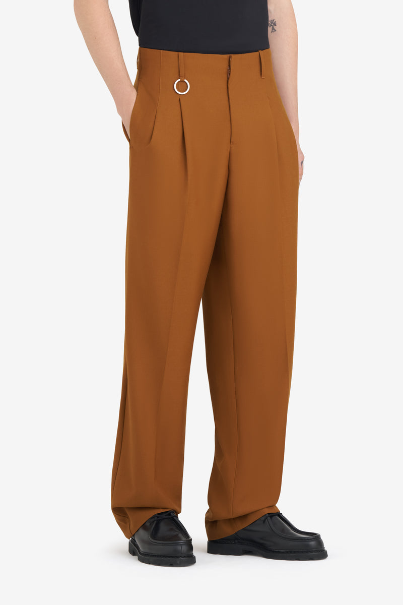 LOOSE SUIT PANT CAMEL 2
