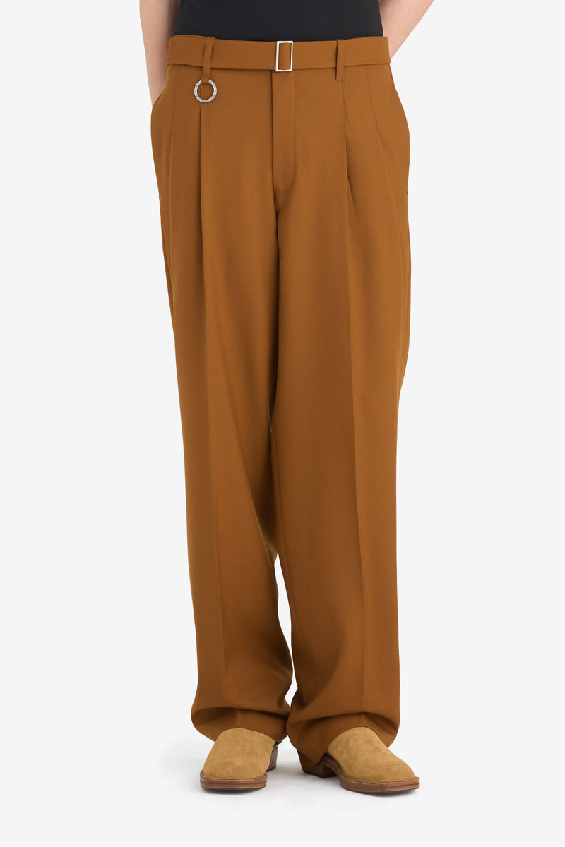 LOOSE SUIT PANT CAMEL 4