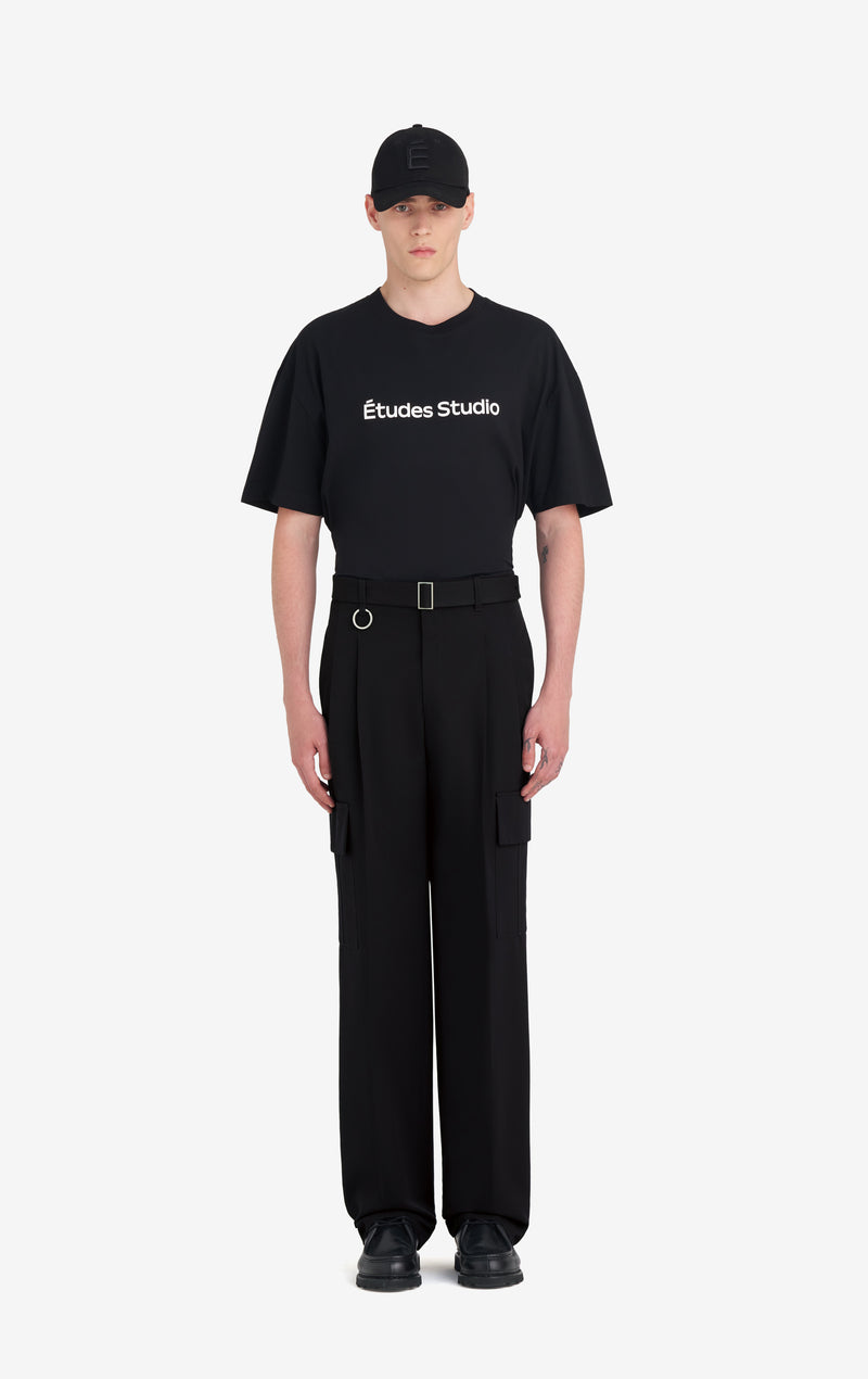 ETUDES STUDIO SUIT PANT CARGO POCKETS BLACK 3