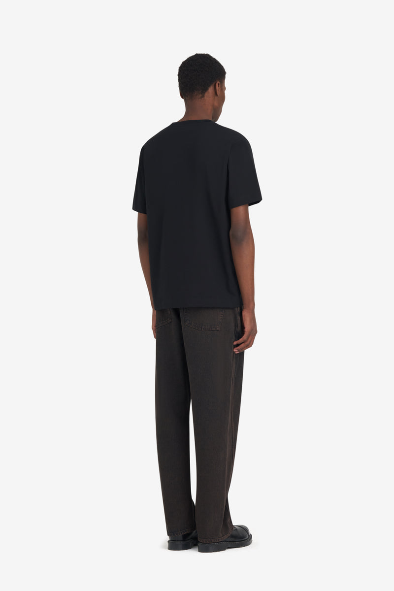 REGULAR T-SHIRT SIGNED BLACK 4