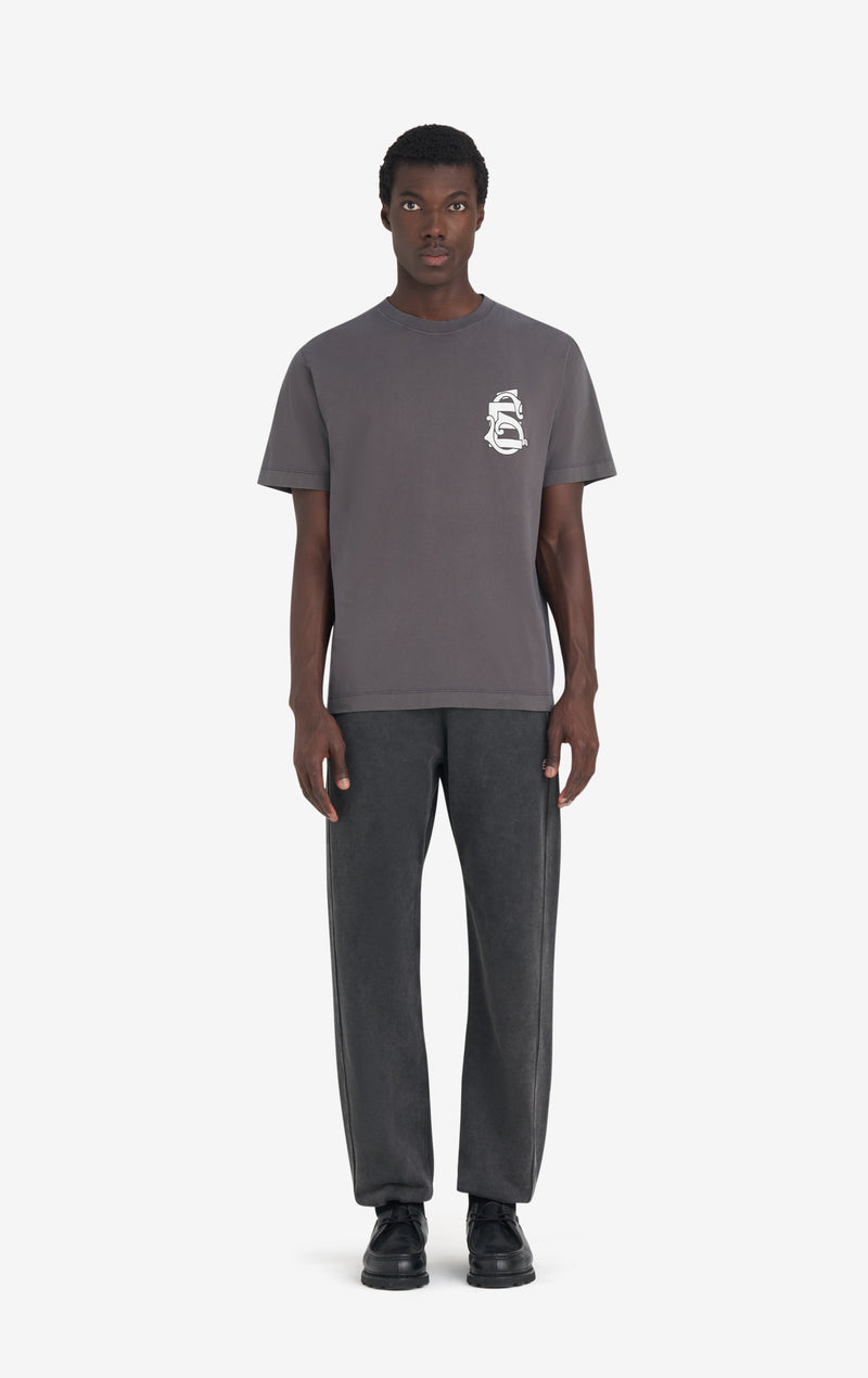 ETUDES STUDIO REGULAR T-SHIRT EMBLEM SHALE 3