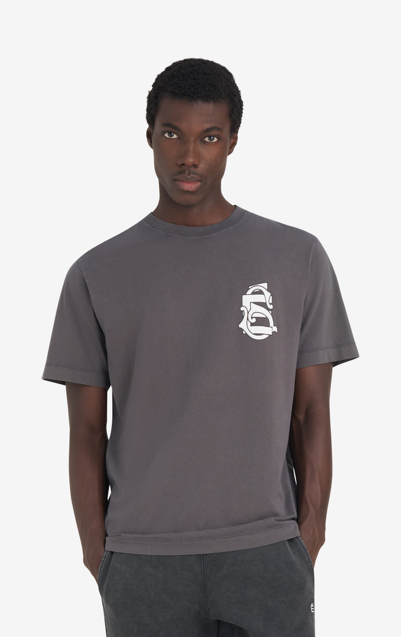 ETUDES STUDIO REGULAR T-SHIRT EMBLEM SHALE 2