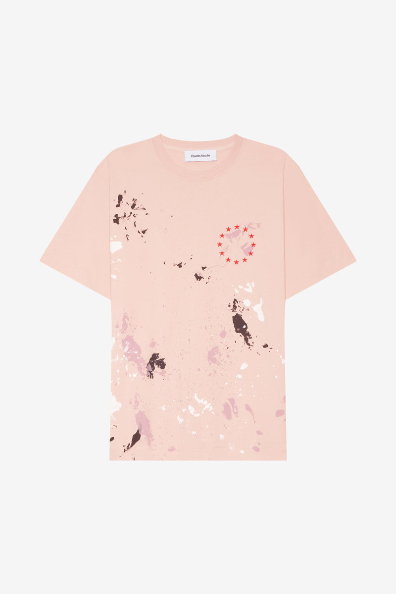 ETUDES STUDIO REGULAR T-SHIRT EUROPA OLD ROSE 1