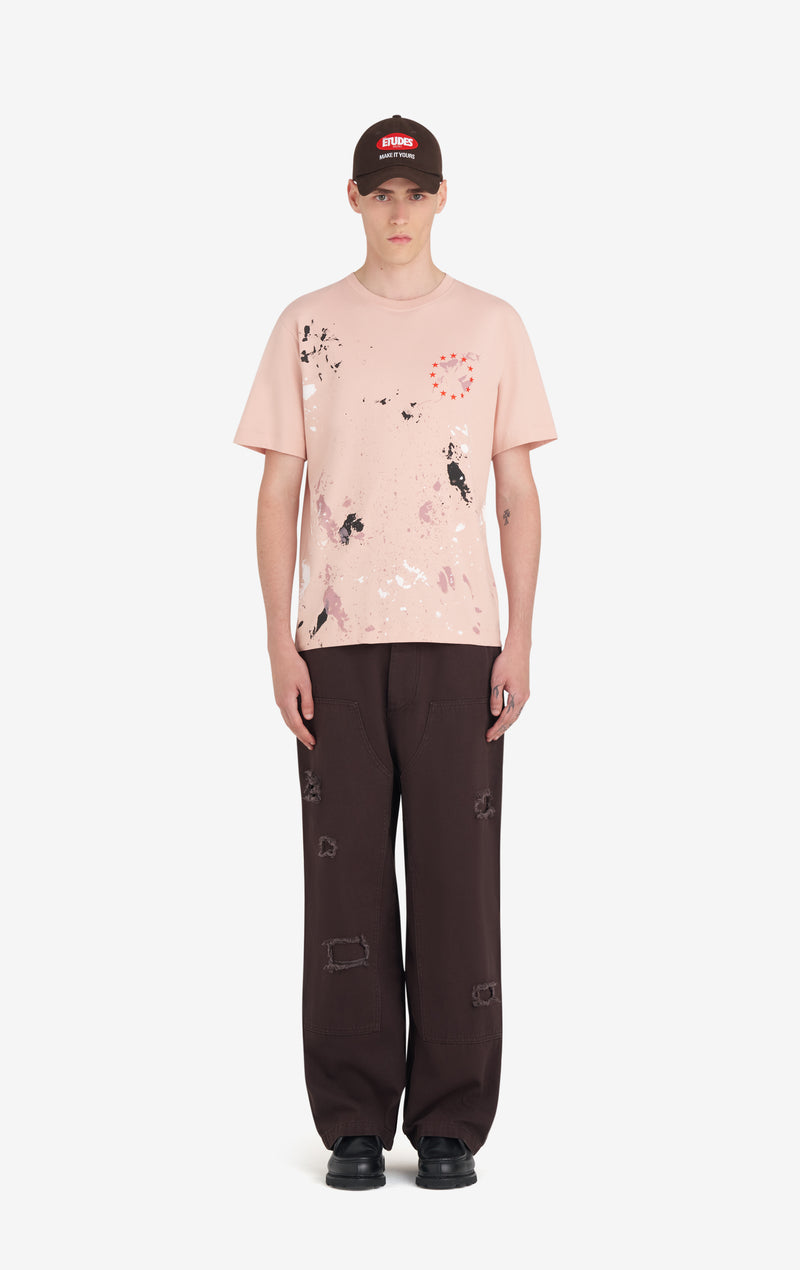 ETUDES STUDIO REGULAR T-SHIRT EUROPA OLD ROSE 3